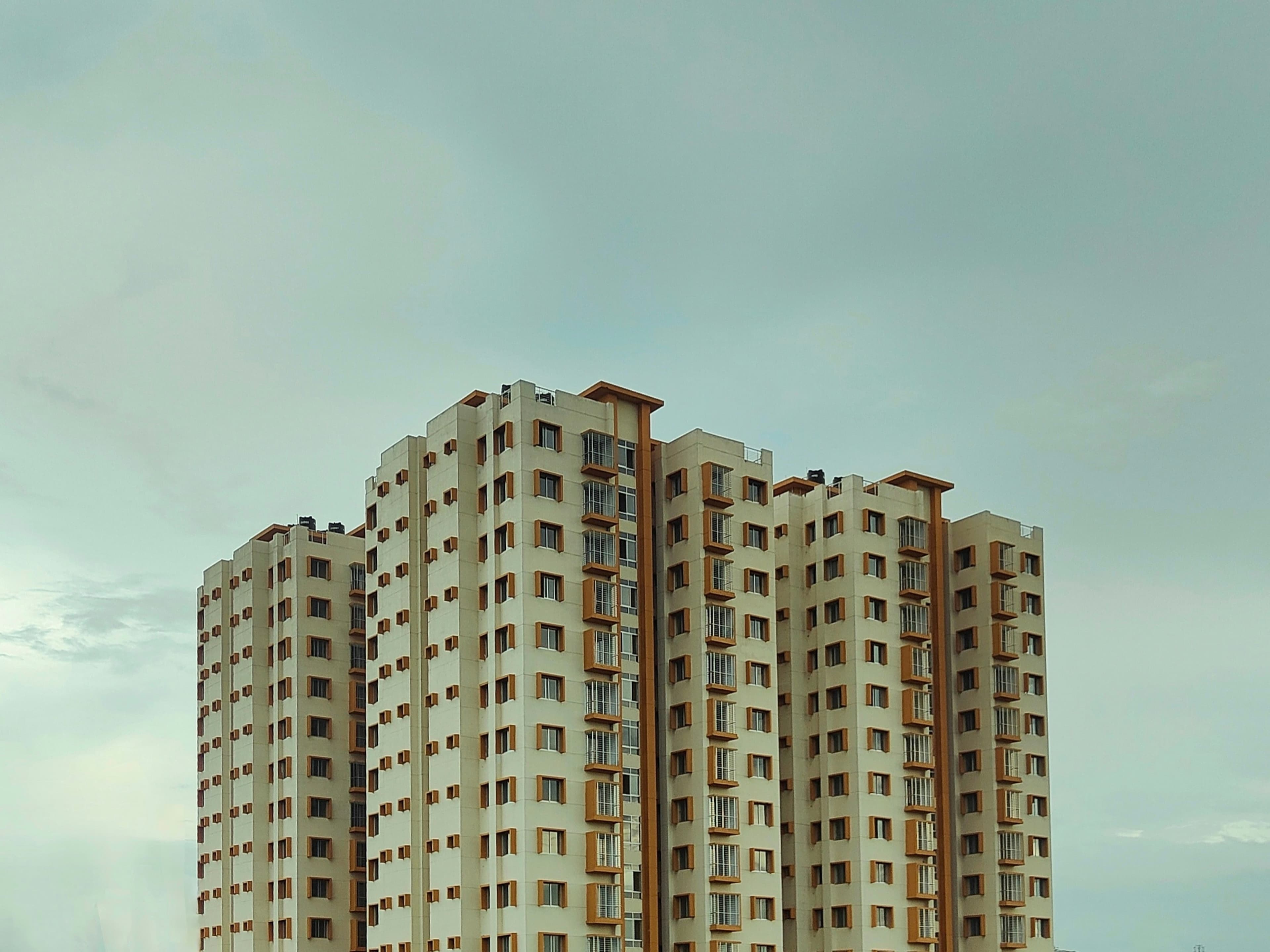 Modern apartment building